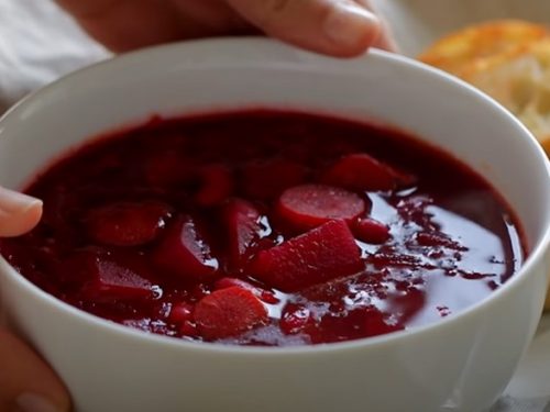 easy borscht (beet soup) recipe