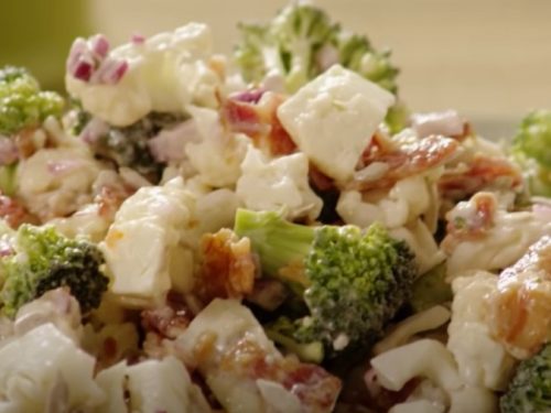 broccoli and cauliflower salad recipe