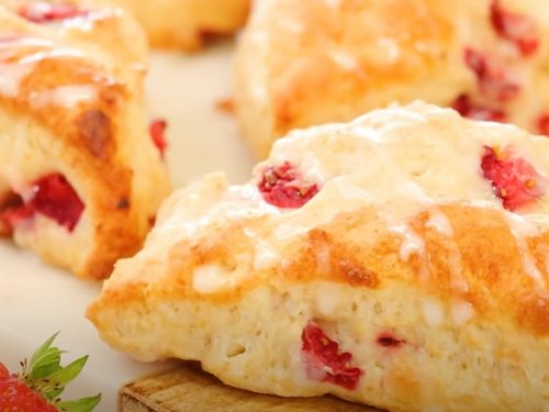 low fat strawberry scones recipe