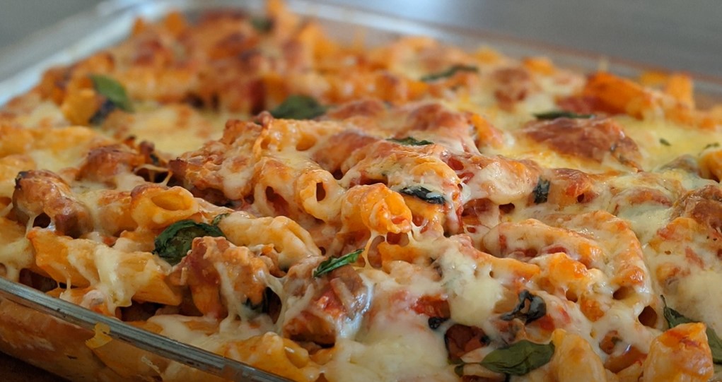 chicken pasta and vegetable casserole recipe