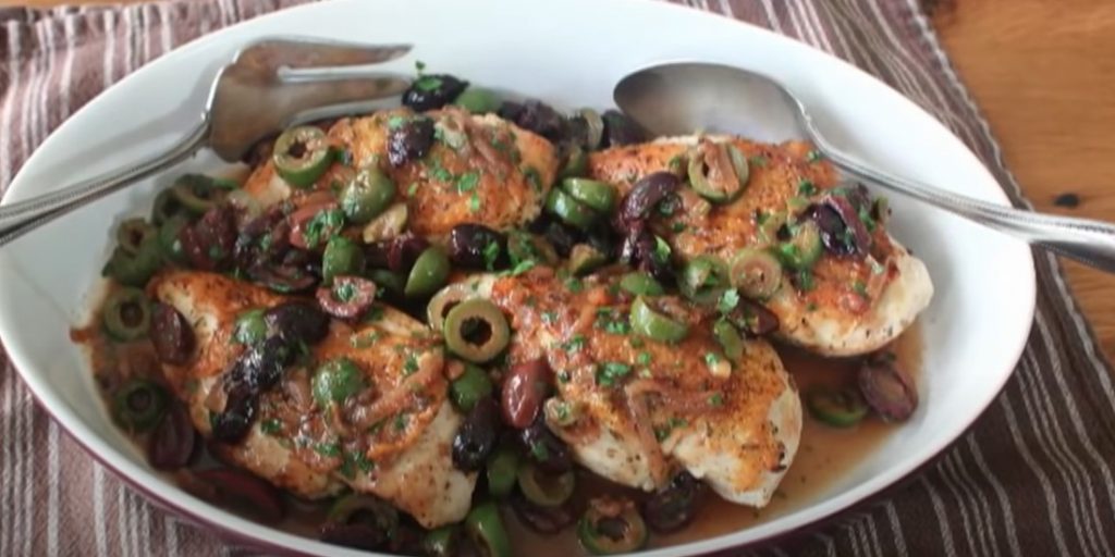 chicken and olives recipe