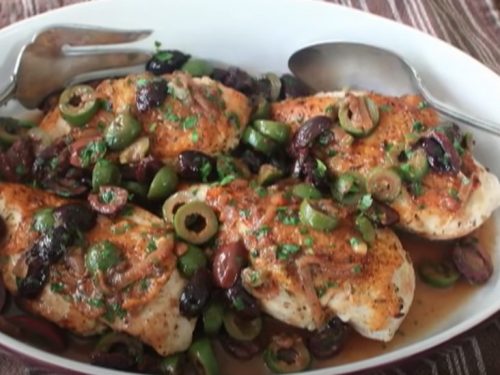 chicken and olives recipe