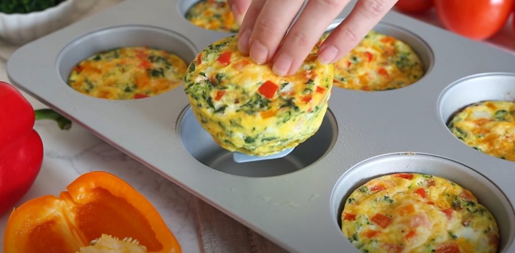 loaded baked omelet muffins recipe