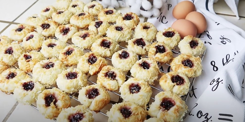 pineapple coconut thumbprint cookies recipe