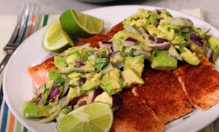 fajita fish with avocado salsa recipe