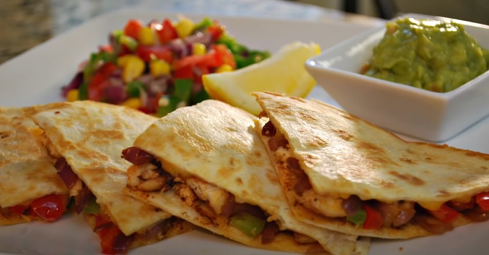 thai chicken quesadillas recipe