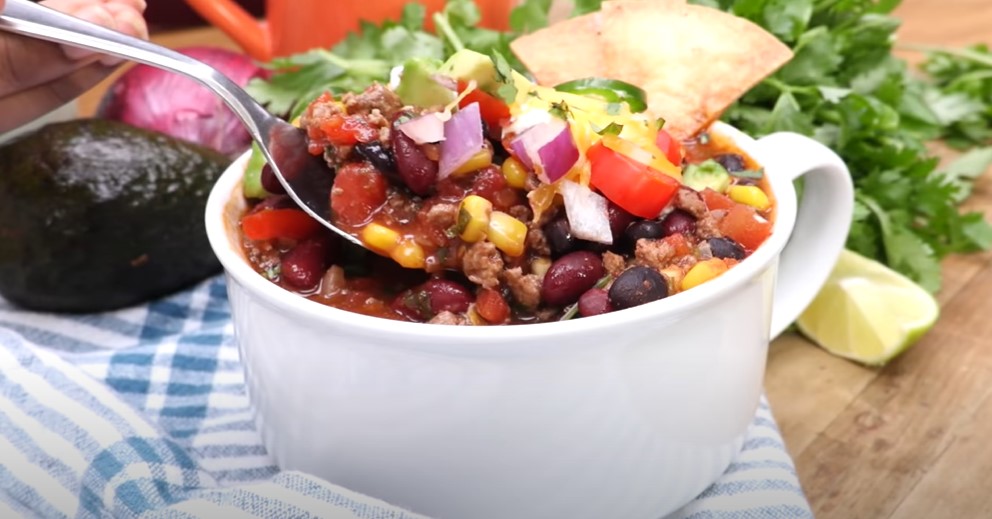 turkey chili taco soup recipe