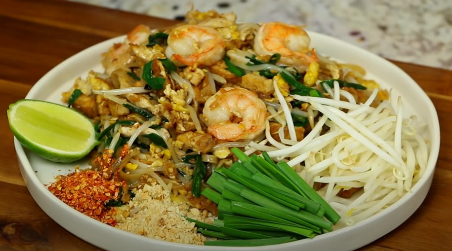 lighter shrimp pad thai recipe