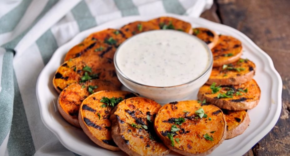 grilled sweet potatoes recipe