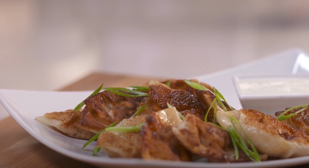 buffalo chicken potstickers recipe