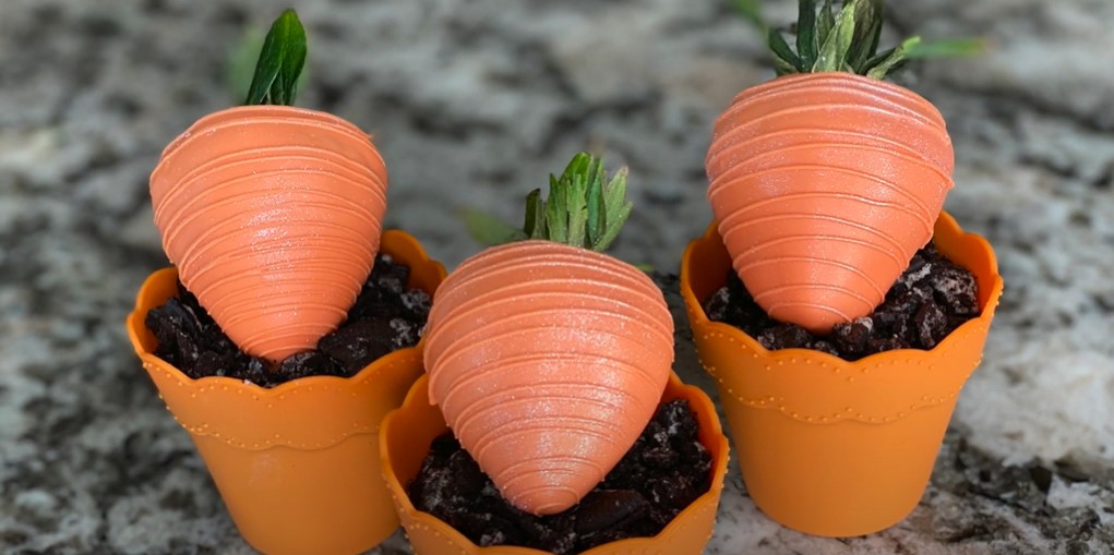 carrot chocolate-covered strawberries recipe