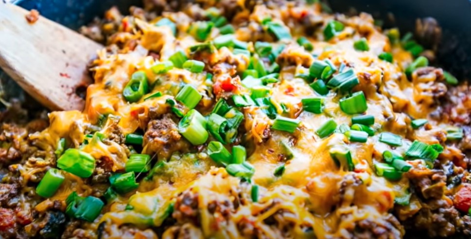 cheesy taco skillet recipe