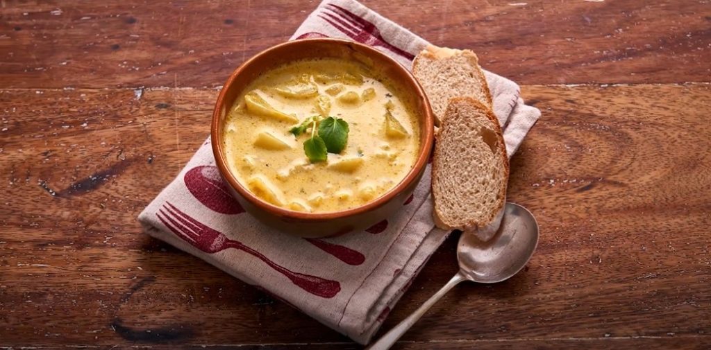 curried cauliflower-potato soup recipe
