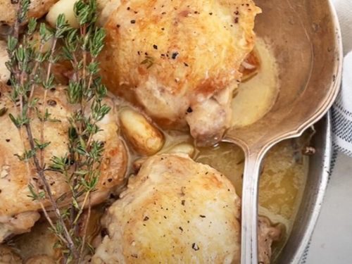 rustic garlic chicken recipe