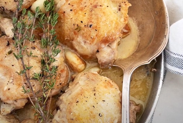 rustic garlic chicken recipe