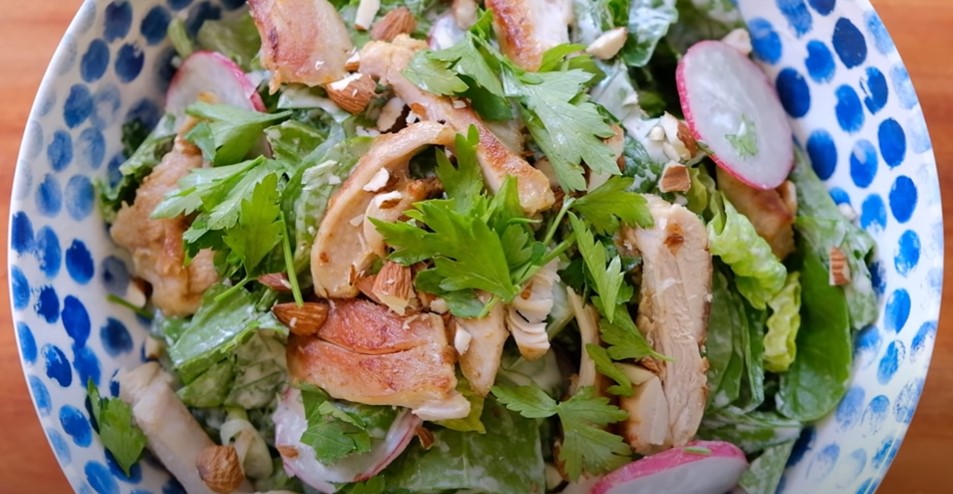 chicken and avocado caesar salad recipe