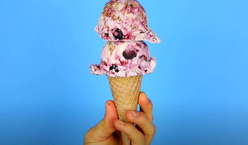 blueberry crumble ice cream recipe