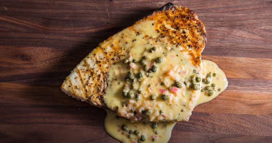 grilled swordfish with charmoula recipe