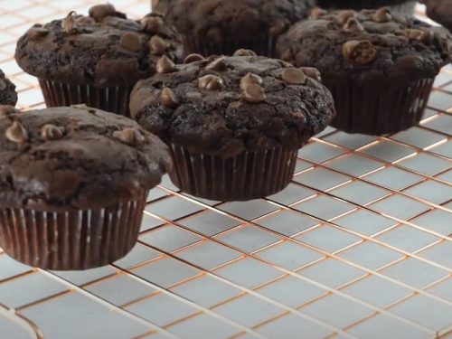 double chocolate cupcakes recipe