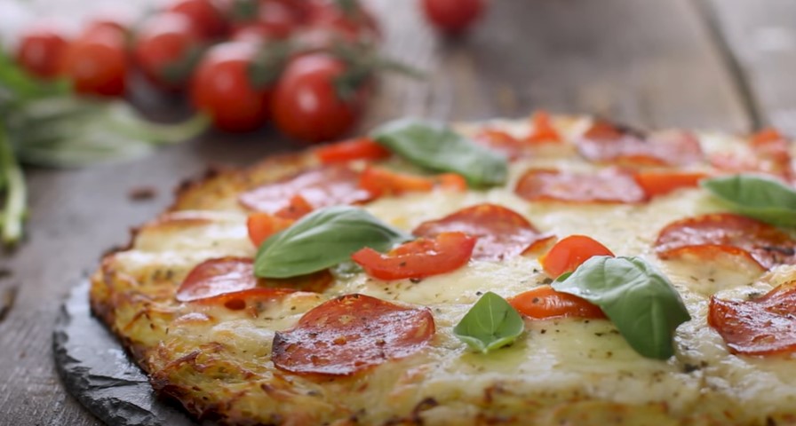 squash and potato pizzas recipe