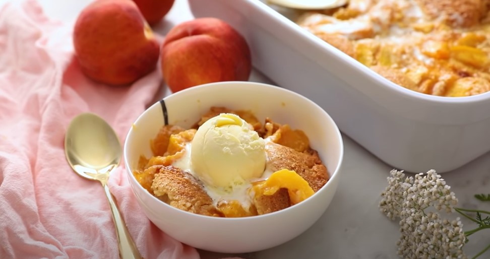 fresh peach cobbler recipe