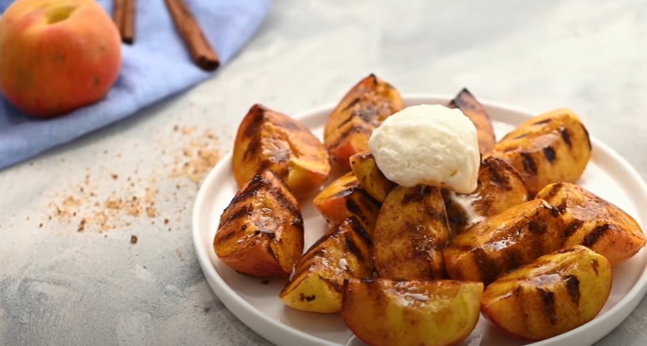 brown sugar grilled peaches recipe