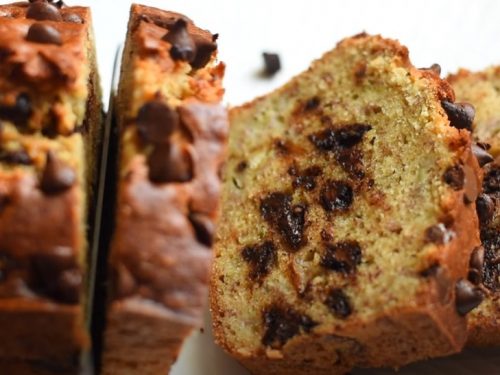 banana bread with chocolate chips recipe