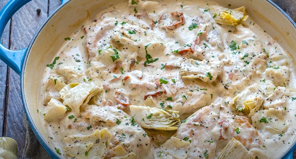 creamy spinach and artichoke chicken recipe