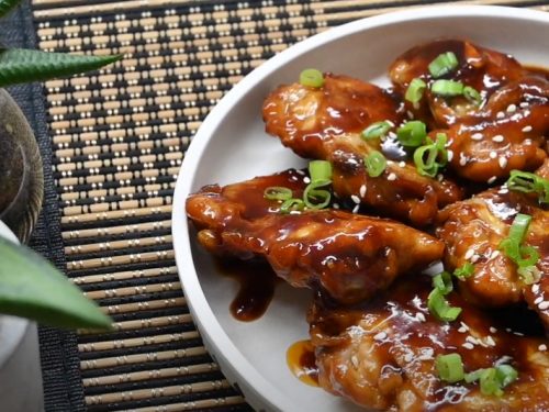 sticky asian glazed chicken recipe