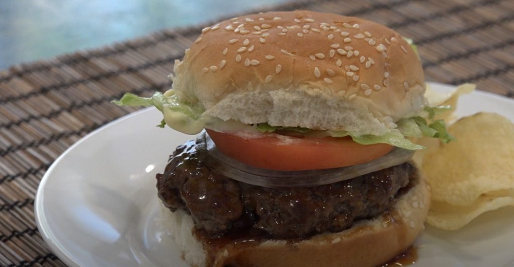 teriyaki shrimp burger recipe