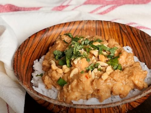 slow cooker thai peanut chicken recipe
