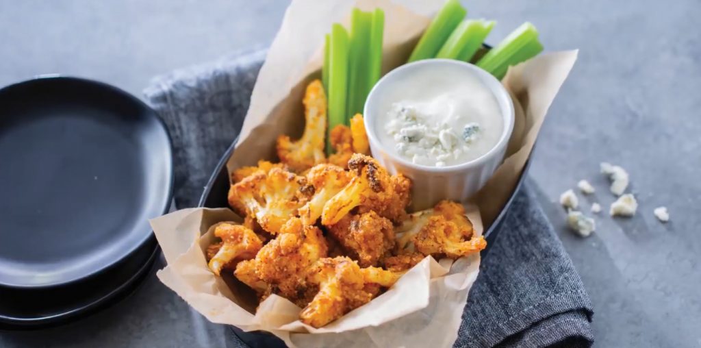 air fryer buffalo cauliflower recipe