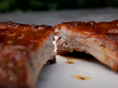 Apple-Glazed Barbecued Baby Back Ribs Recipe