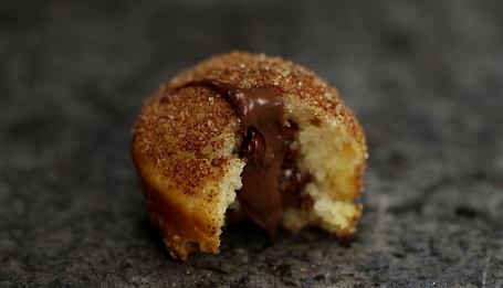 baked nutella churro donut holes recipe