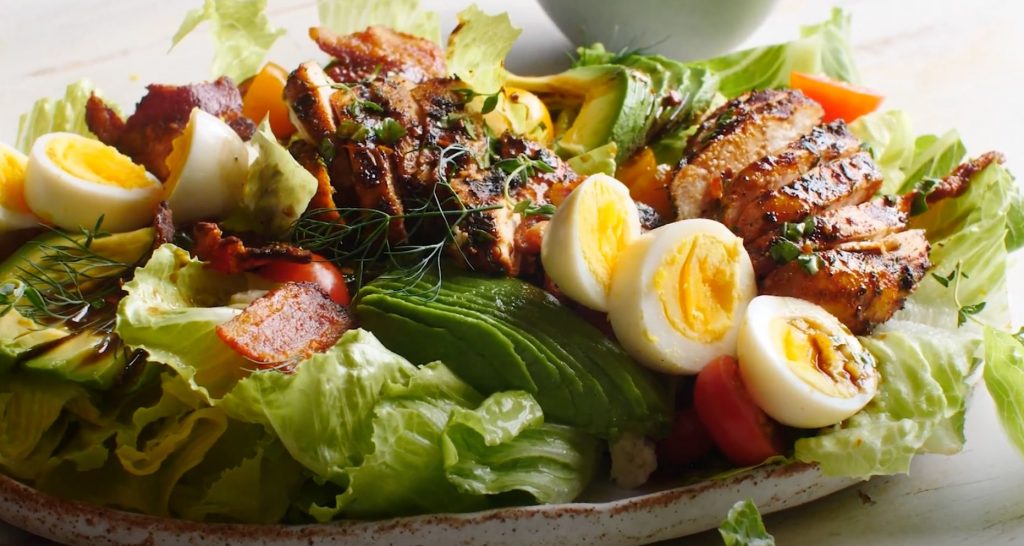 Balsamic Chicken Cobb Salad with Pasta Recipe