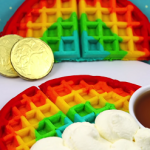 belgian rainbow waffles recipe