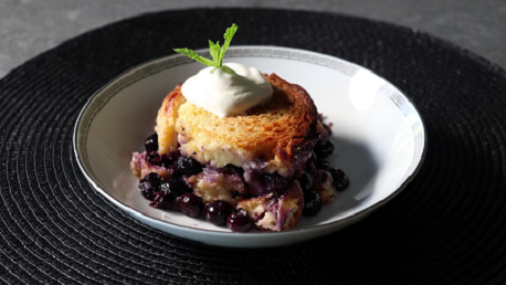 blueberry bread pudding recipe