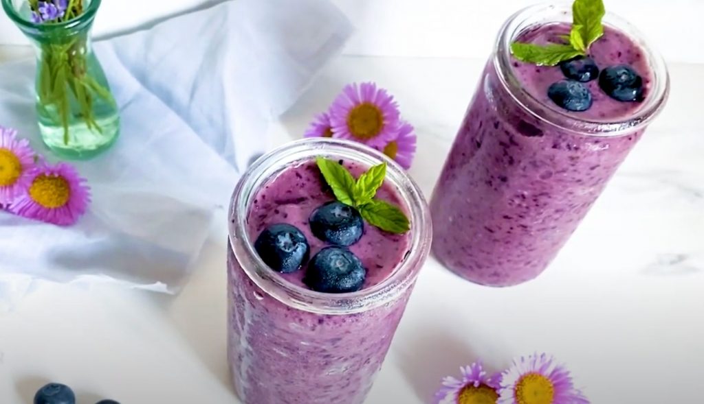 Antioxidant Rich Blueberry Smoothie Recipe