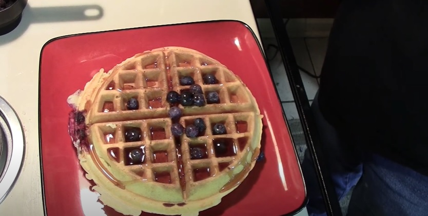 blueberry waffle recipe