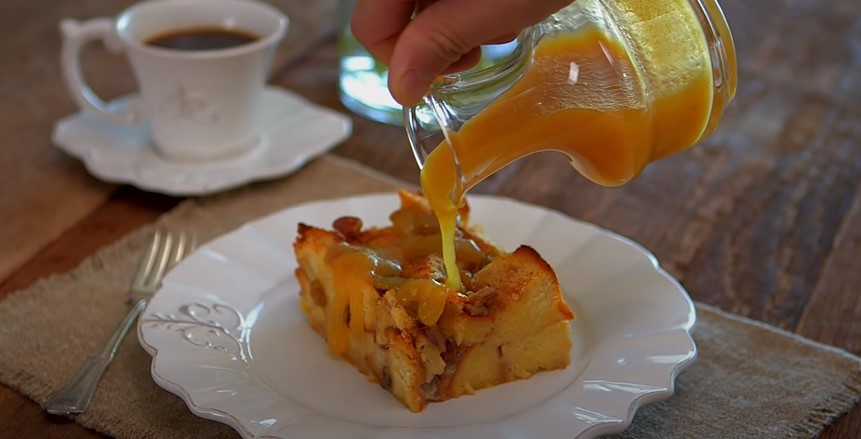 Bread and Butter Pudding with Whiskey Crème Anglaise Recipe