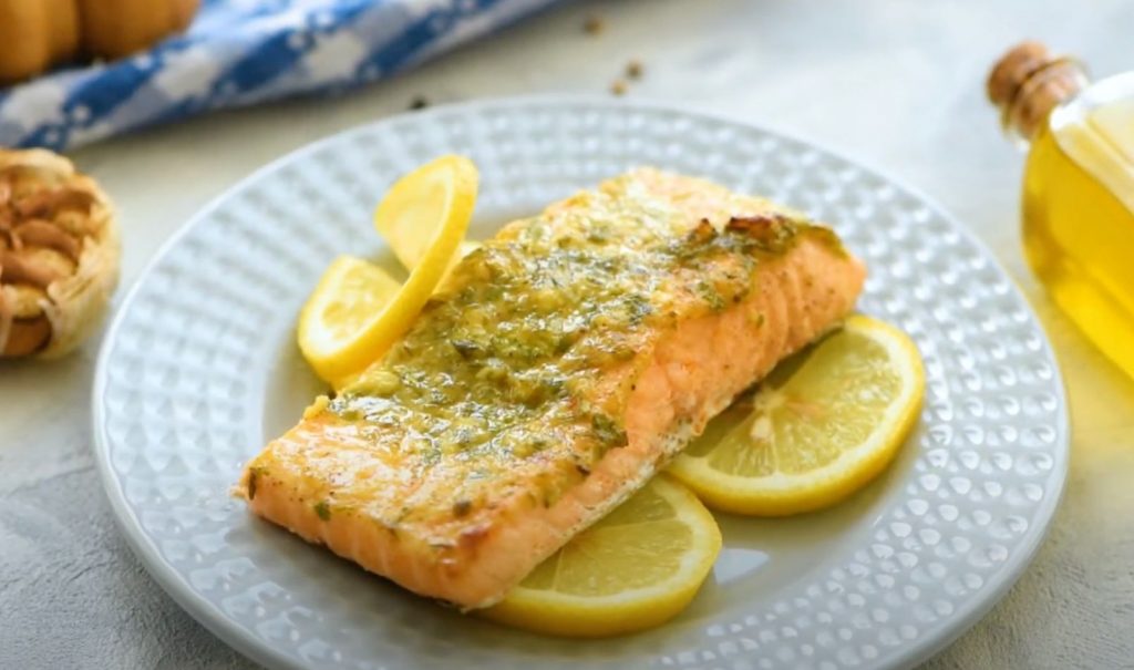 Honey Garlic Dijon Broiled Salmon Recipe