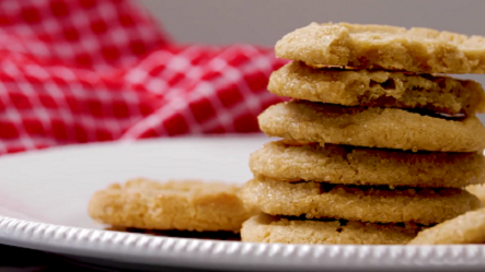 Brown Sugar Shortbread Cookies