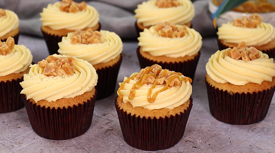 caramel corn cupcakes recipe