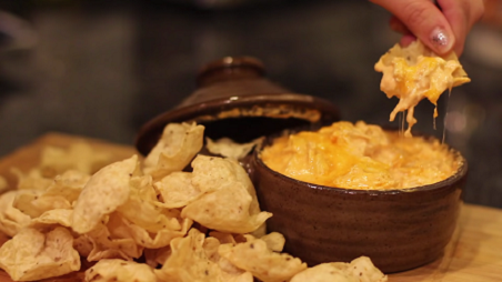 cheesy hot wing dip recipe