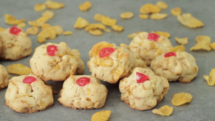 cherry cornflake cookies recipe
