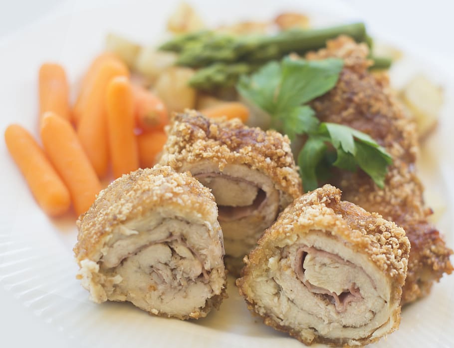 chicken cordon bleu bites