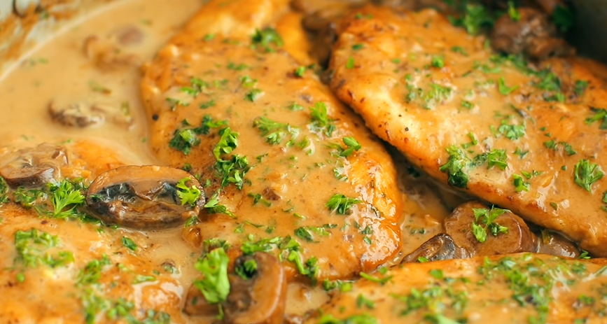 chicken marsala recipe (olive garden copycat)