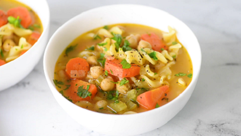 chickpea noodle soup recipe