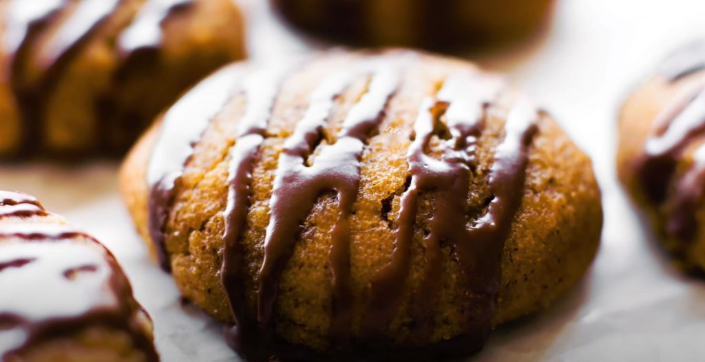 Chocolate-Glazed Pumpkin Cookies Recipe