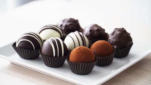 chocolate truffles with chocolate chips recipe